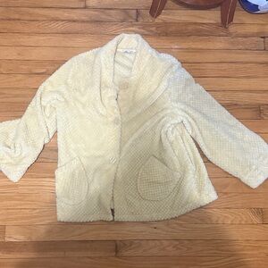 Cozy Yellow Button-Up Cardigan